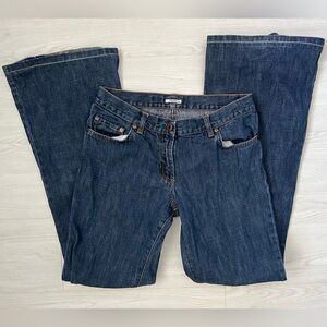 Miu Miu Flare dark denim jeans size 28 Women
